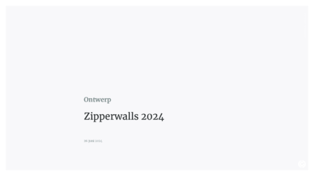 Zipperwalls
